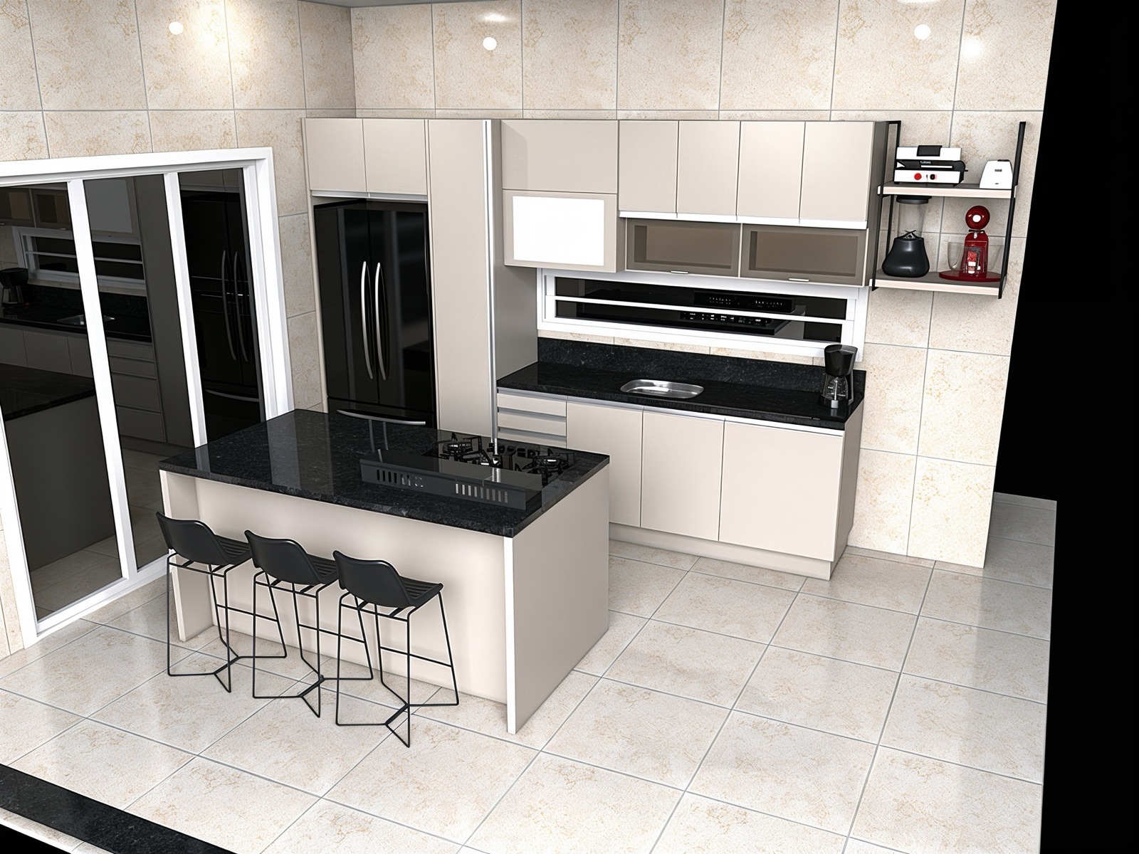 Projeto de cozinha da Estilo Móveis